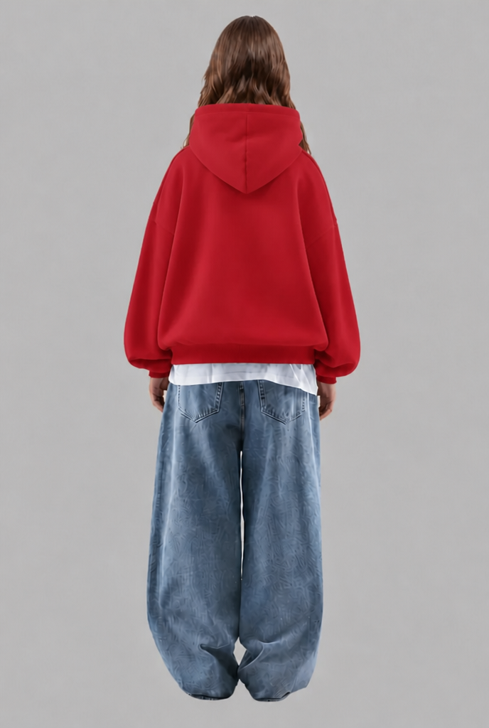 Oversized Boxy Graphic Hoodie