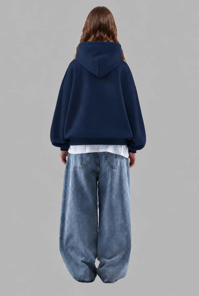 Oversized Boxy Graphic Hoodie