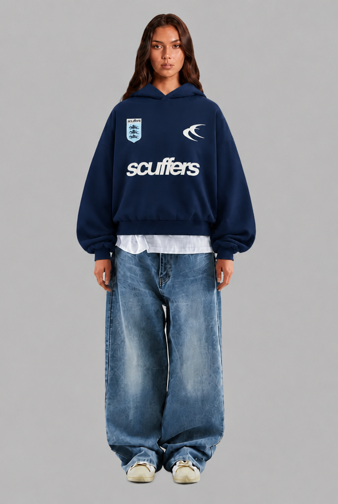 Oversized Boxy Graphic Hoodie