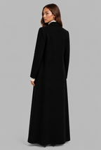 Long Double Breasted Wool Overcoat