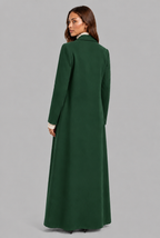 Long Double Breasted Wool Overcoat
