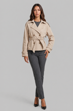 Camille Funnel Neck Trench Coat