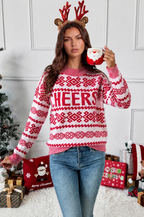 Cheers Fair Isle Christmas Jumper