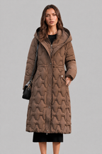 Lizza Longline Hooded Down Coat