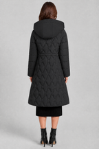 Lizza Longline Hooded Down Coat