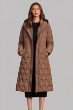 Lizza Longline Hooded Down Coat