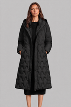 Lizza Longline Hooded Down Coat
