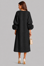 Rose Cuff Midi Dress