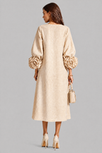 Rose Cuff Midi Dress