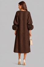 Rose Cuff Midi Dress