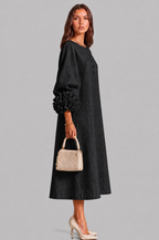 Rose Cuff Midi Dress