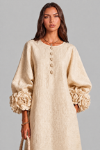 Rose Cuff Midi Dress