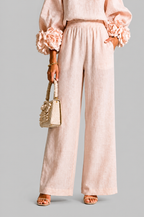 Rose Cuff Wide Leg Co Ord Set
