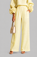 Rose Cuff Wide Leg Co Ord Set