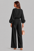 Rose Cuff Wide Leg Co Ord Set