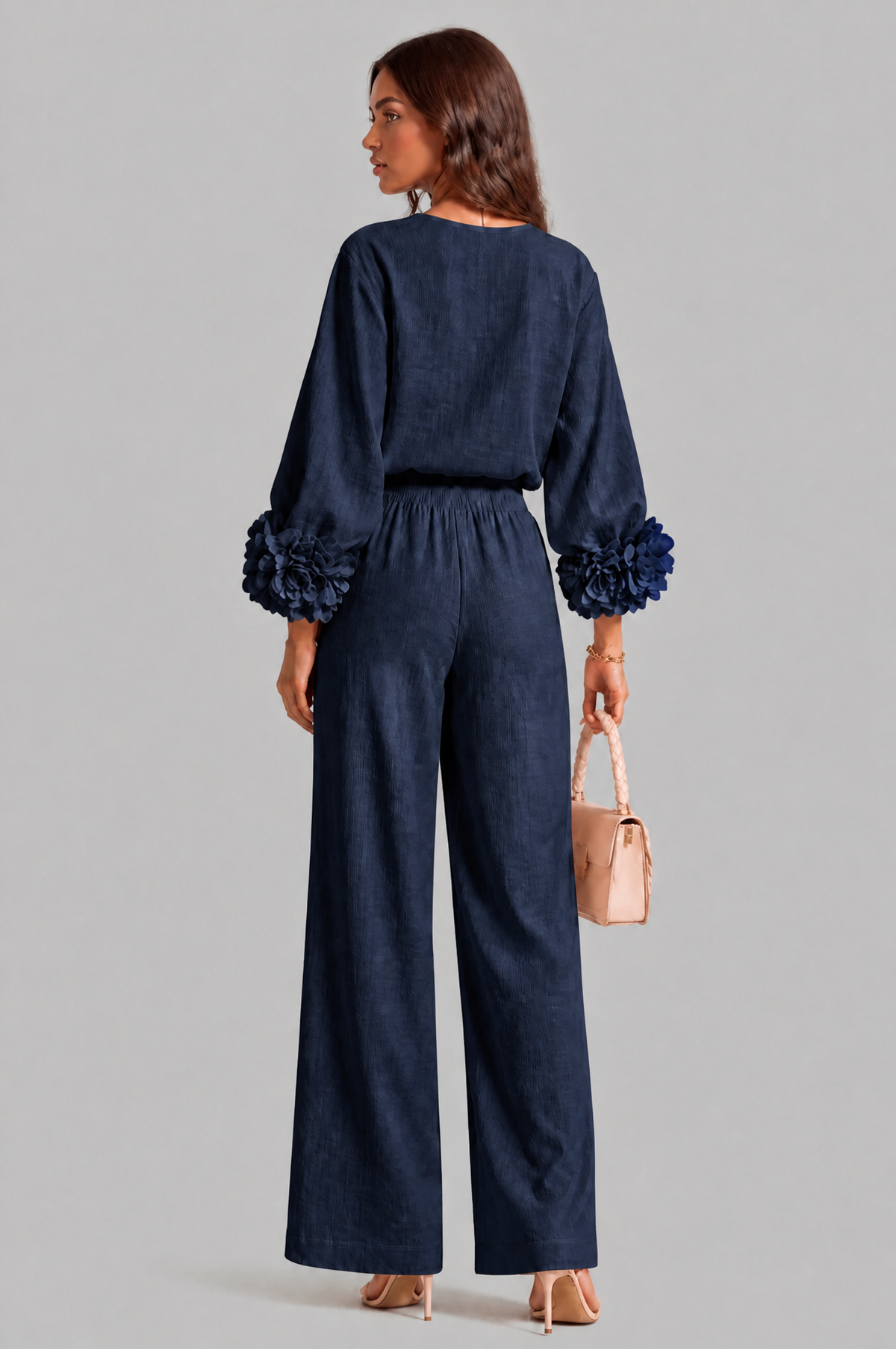 Rose Cuff Wide Leg Co Ord Set