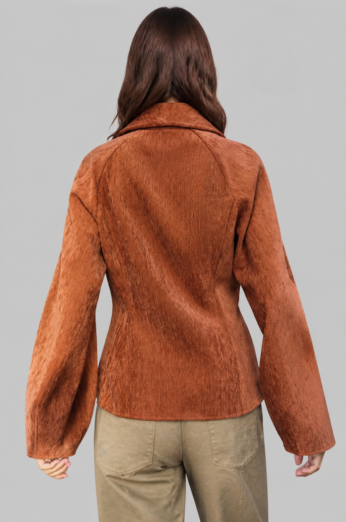 Textured Double Breasted Jacket