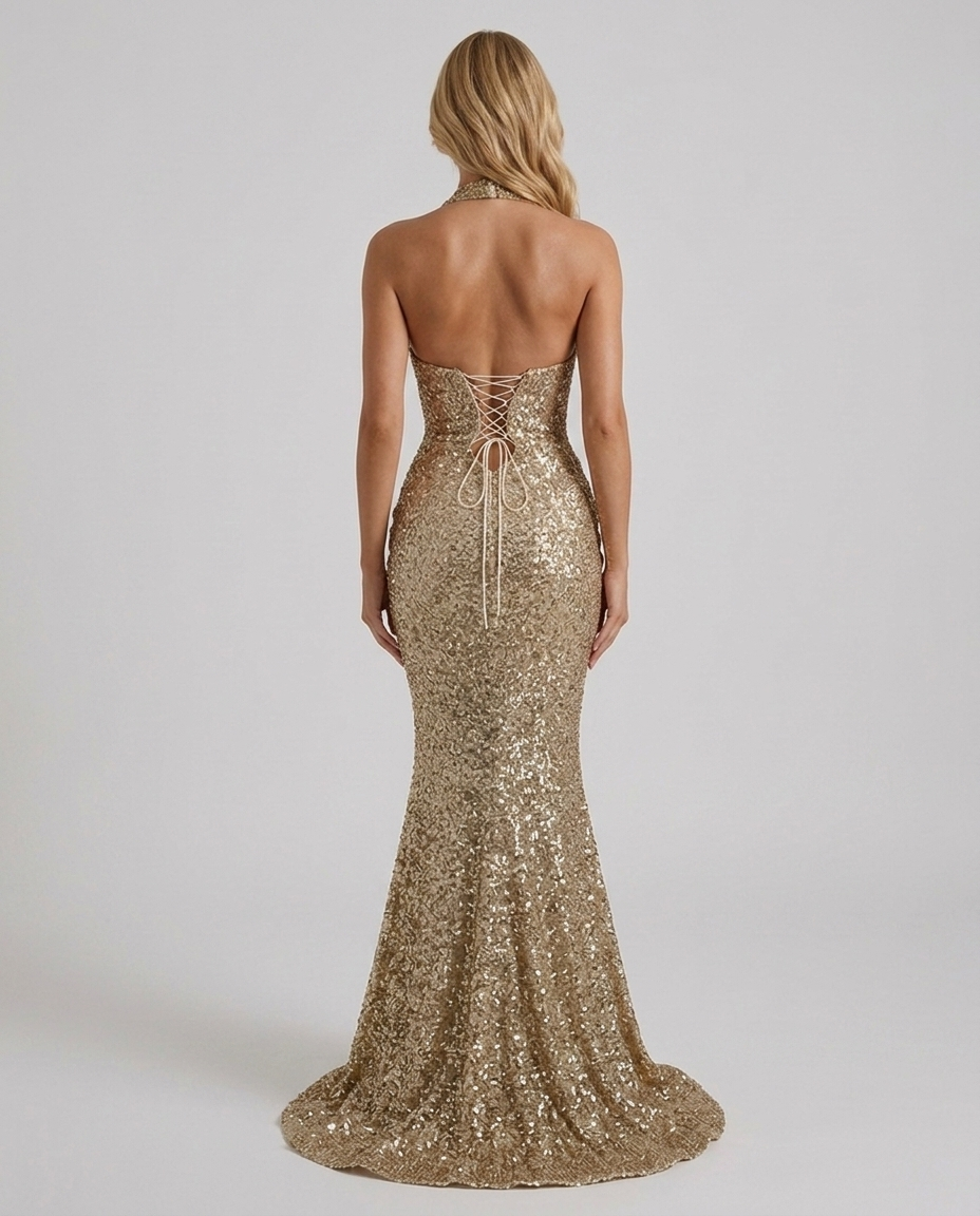 Gold Mermaid Gown ROSIE LANE